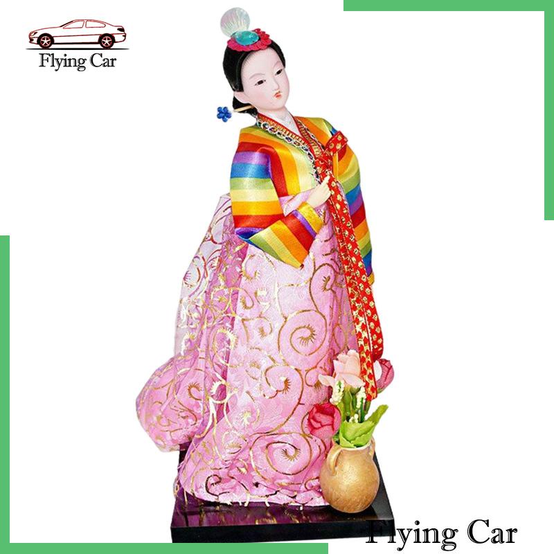Mô Hình Búp Bê Geisha Hàn Quốc 12 "Sống Động