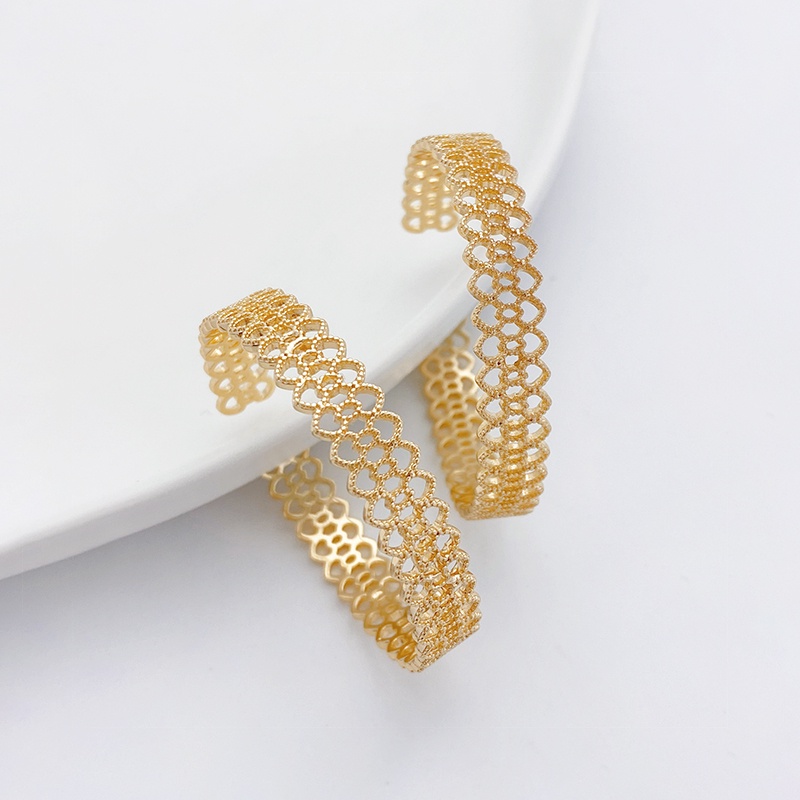 Vòng Tay Mạ Vàng 14k Hình Bán Nguyệt Nhiều Màu Sắc diy