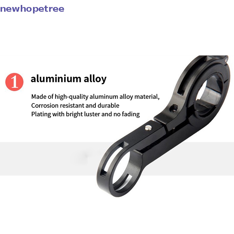 Giá Đỡ Đèn Pha Bằng Hợp Kim Sợi Carbon Gắn Tay Lái Xe Đạp Leo Núi