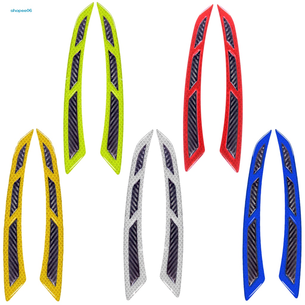 1 Cặp Dải Dán Vành Bánh Xe Hơi Chống Va Chạm Chống Trầy Xước