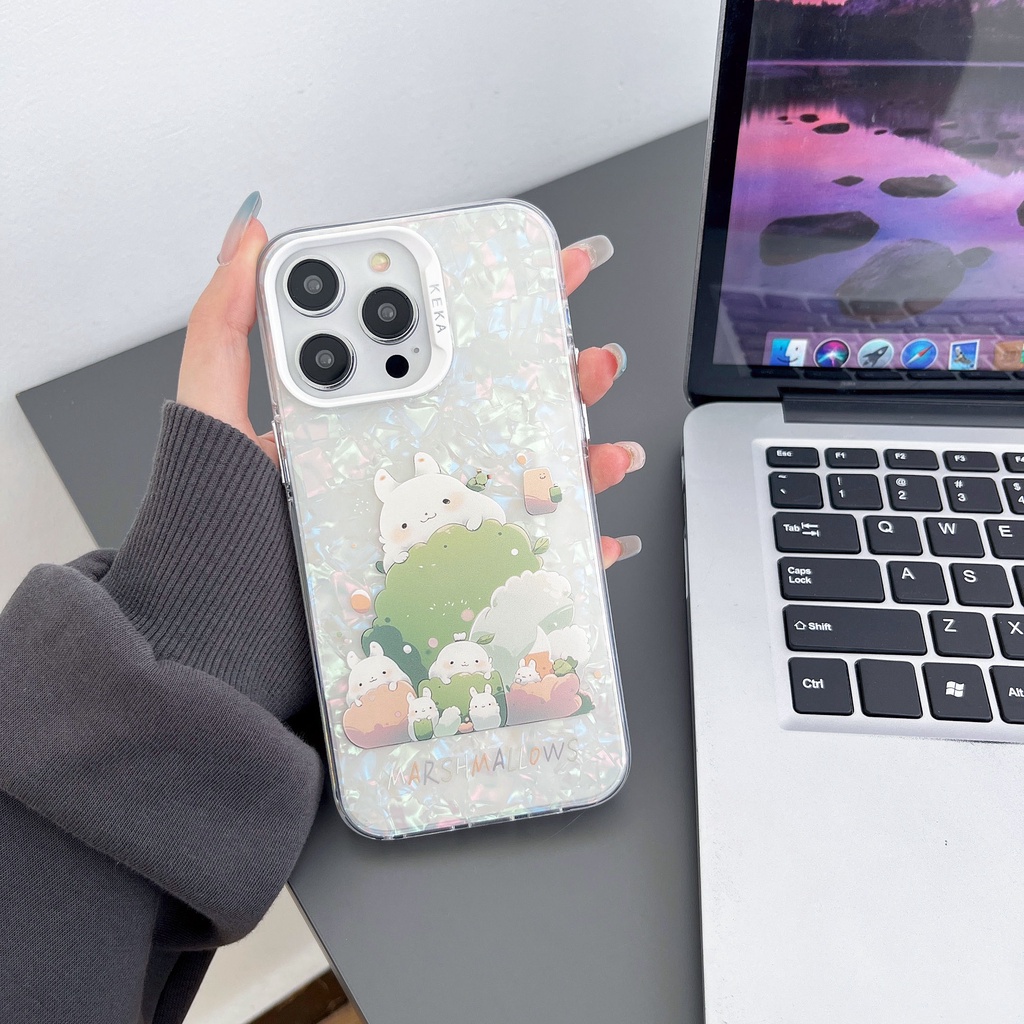 Ốp Điện Thoại TPU Silicon Mềm Trong Suốt Chống Sốc Phối Kim Tuyến Hoạt Hình Cho iPhone 13 12 PRO MAX 14 Plus