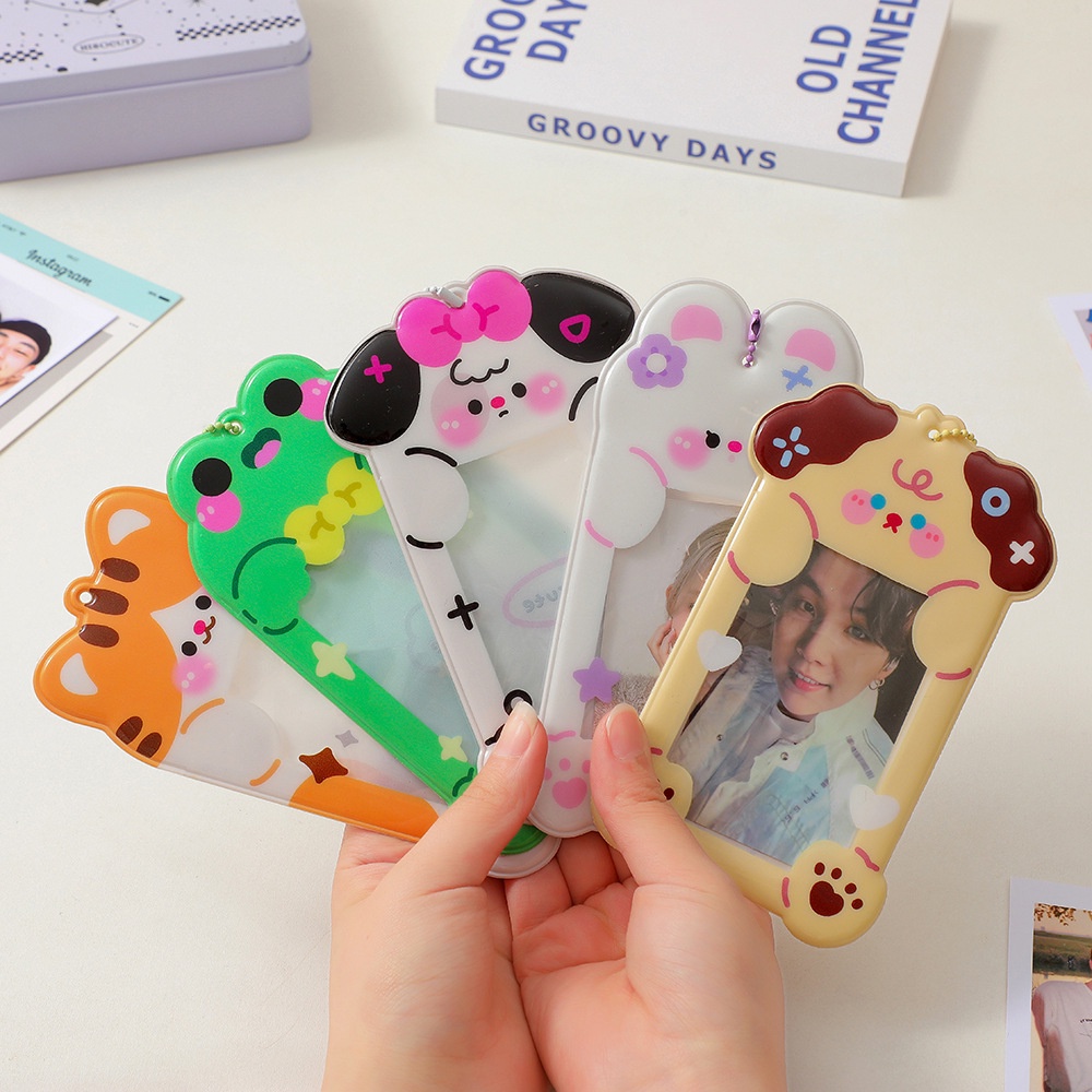 Thẻ Album Ảnh 3 Inch Bằng PVC Họa Tiết Hoạt Hình Polaroid