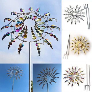 Dharma 1pc New Outdoor Metal Iron Windmill Rotating Garden Windmill Decoration Ornament