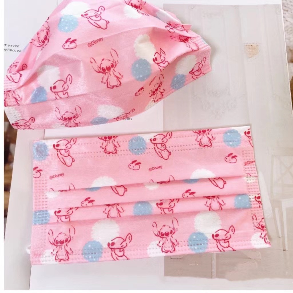 Lingna Mặt Nạ Bảo Vệ Dùng Một Lần In Hình Mickey / Ngôi Sao / Trái Tim Cho Người Lớn