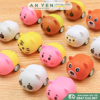 Đồ chơi xe thú mini chạy cót siêu đáng yêu cho bé TCM