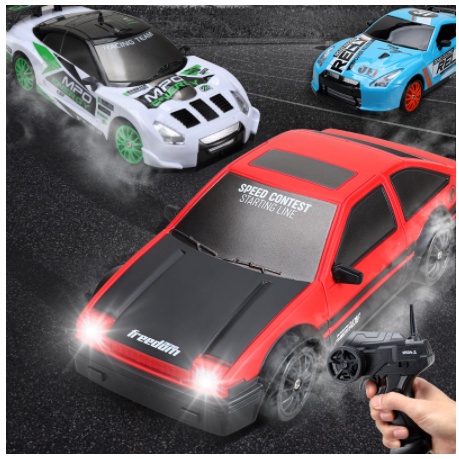 RC CAR 1/24 4WD DRIFT RC CAR 2.4G ON-ROAD VEHICLES RTR MODEL FOR KIDS