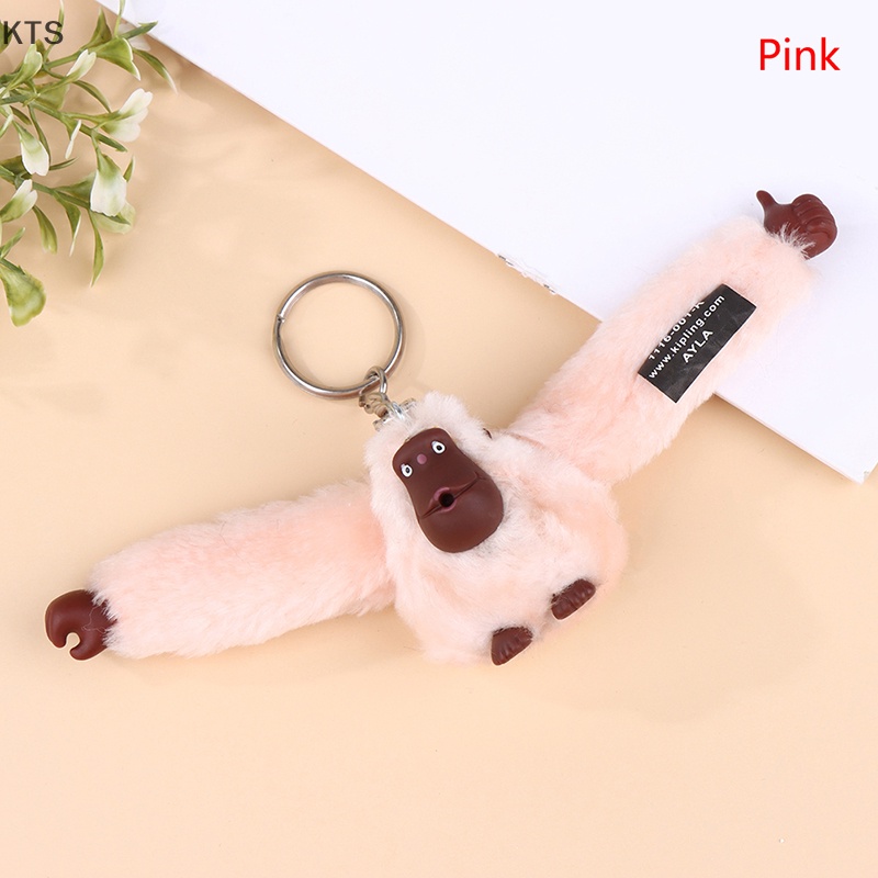 Móc Khóa Khỉ Nhồi Bông Dễ Thương