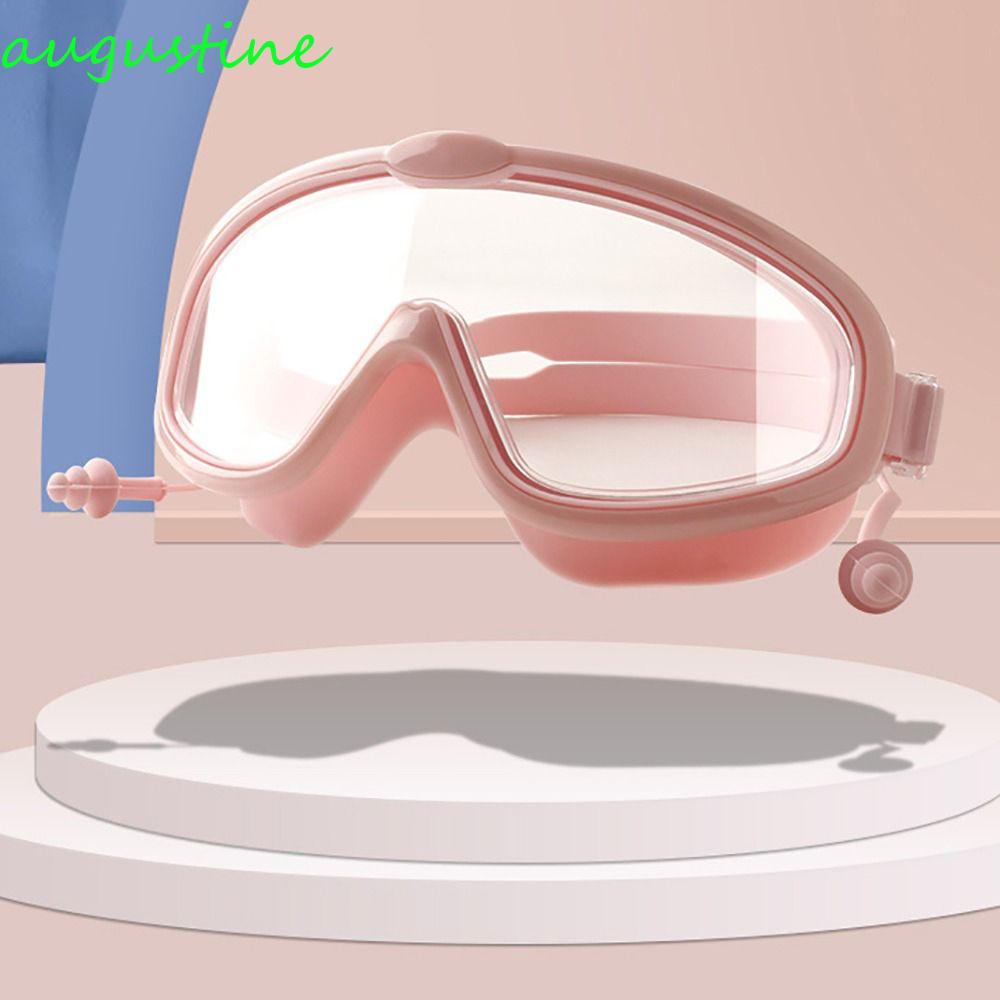 Kính Bơi Bảo Vệ Tai Chống Tia UV Chống Thấm Nước Cho Bé Gái 4-15 Tuổi