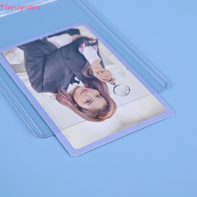 < Yiwuyuan > Thẻ Game Thủ Công Hình Ngôi Sao Polaroid Bằng PVC Trong Suốt HD Bảo Vệ Thẻ Bóng Chày Bóng Chày