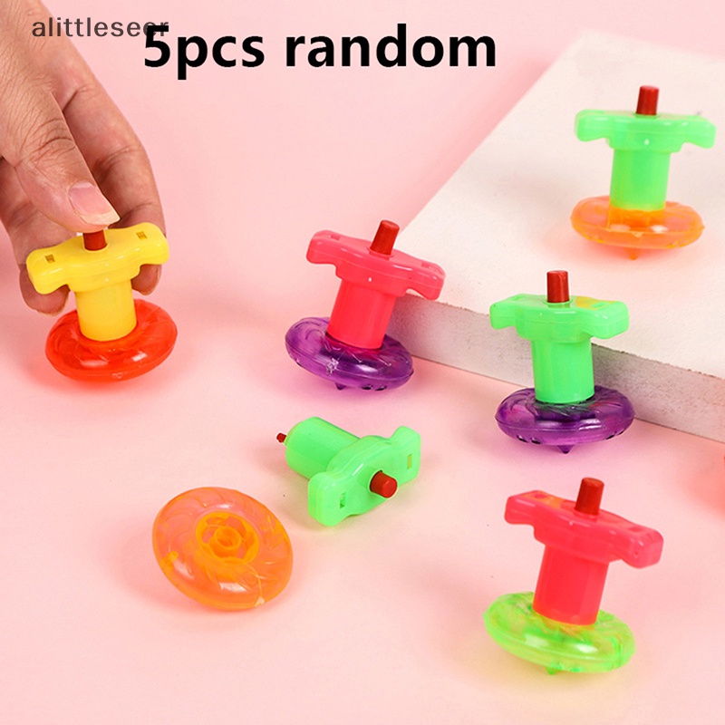 Set 5 Con Quay Đồ Chơi Nhiều Màu Sắc Phong Cách Hoài Niệm Dành Cho Các Bé