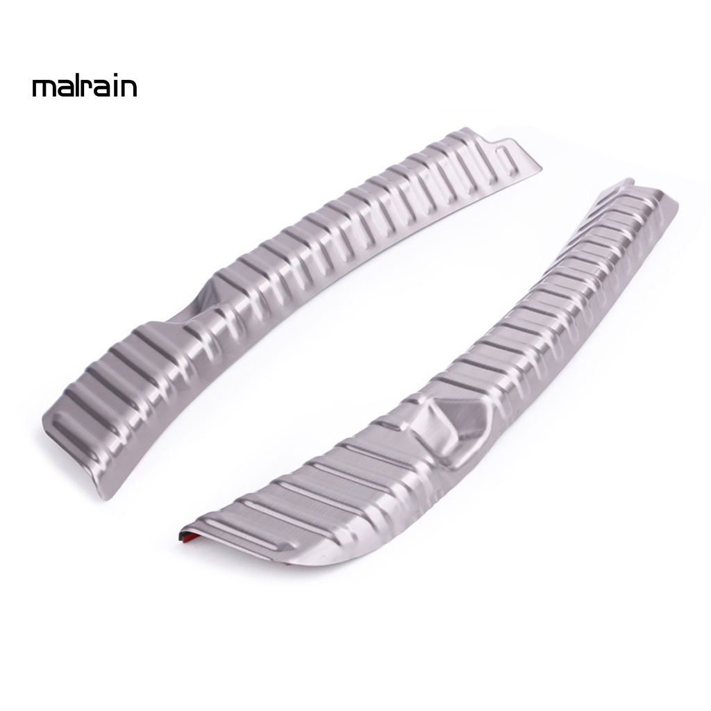 Bộ 2 Tấm Chắn Bảo Vệ Hai Mặt Bằng Thép Không Gỉ Chống Trầy Cho Tesla Model3 2019-2021