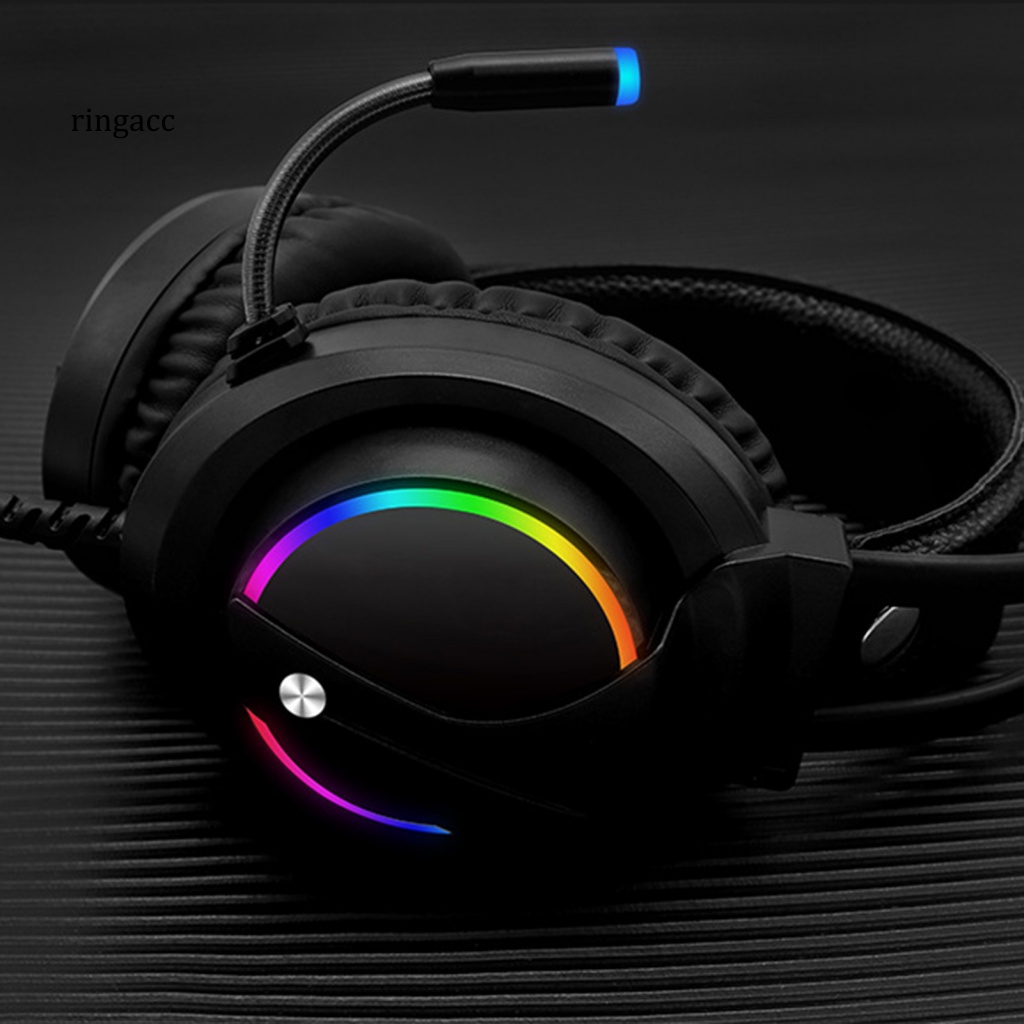 Tai Nghe Chụp Tai RGA K1 RGB Có Micro Và Đèn LED Dùng Để Chơi Game