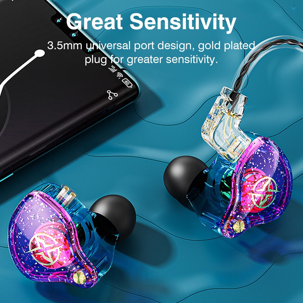 Tai Nghe Nhét Tai Thể Thao X2 PRO 1.2m Cách Âm 0.75mm Tích Hợp Micro Với Cổng 3.5mm Và Đệm Điện Thoại PC