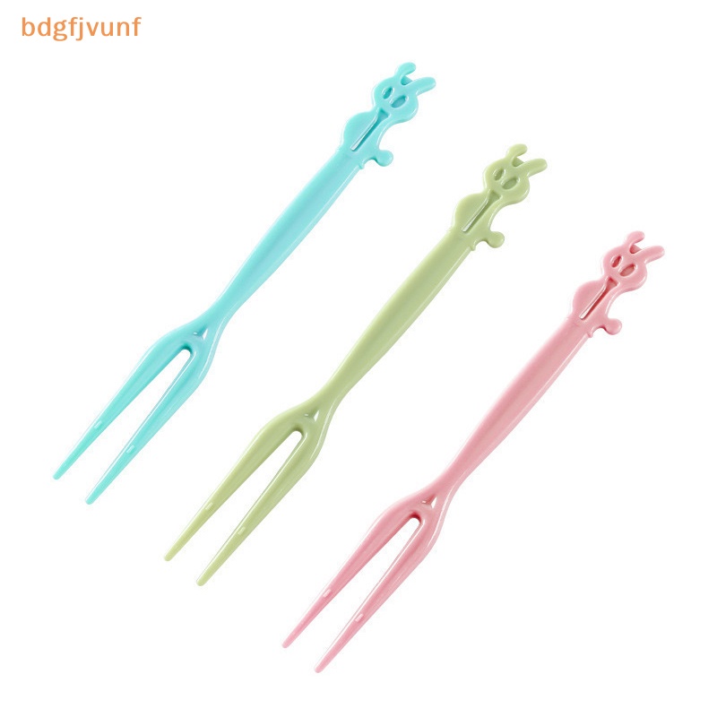 Set 50 Nĩa Ăn Trái Cây Tráng Miệng Hình Động Vật Mini Dễ Thương
