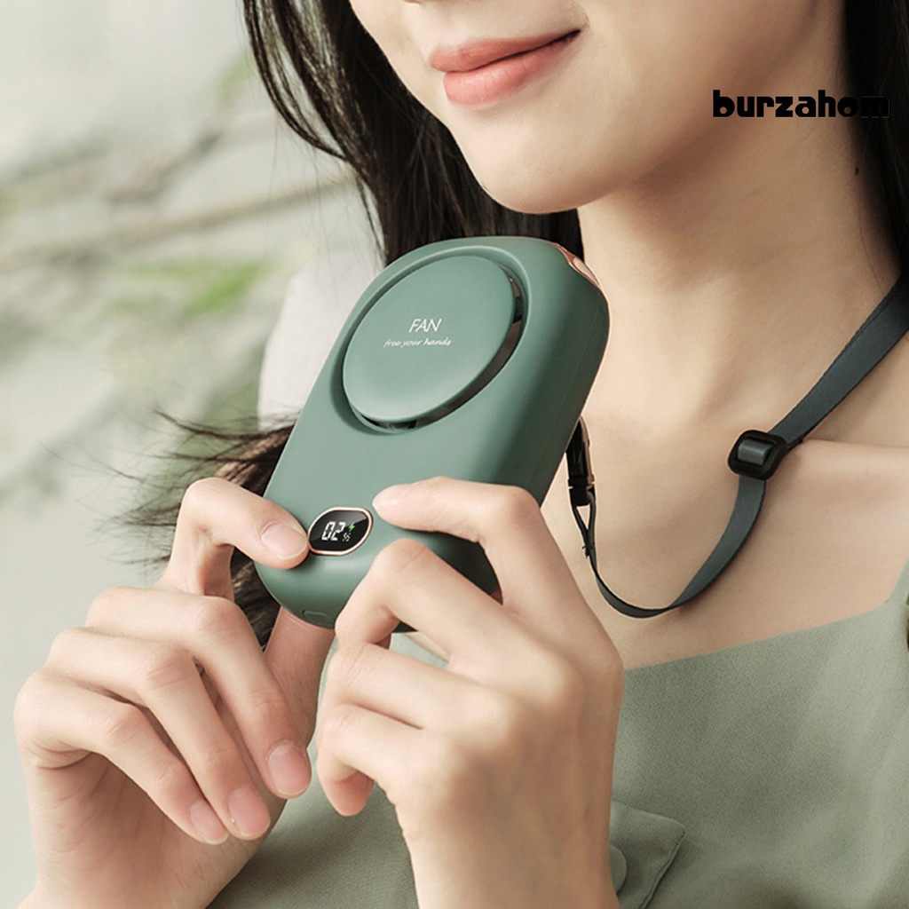Quạt Đeo Cổ Mini Có Thể Sạc Lại Tiện Dụng Khi Đi Du Lịch