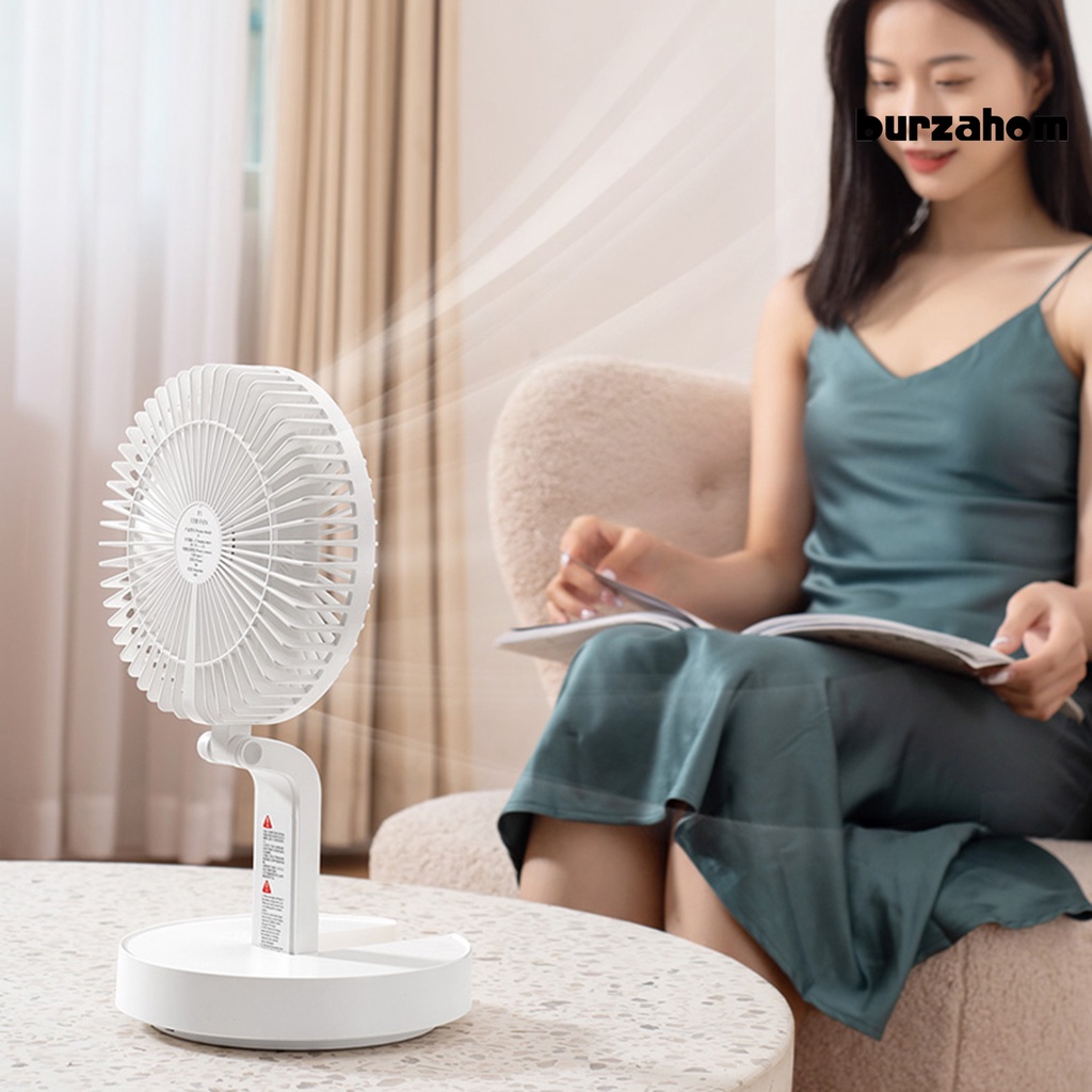 Quạt Để Bàn 4000mAh 3 Tốc Độ Tùy Chỉnh Kèm Sạc USB Tiện Dụng Cho Văn Phòng