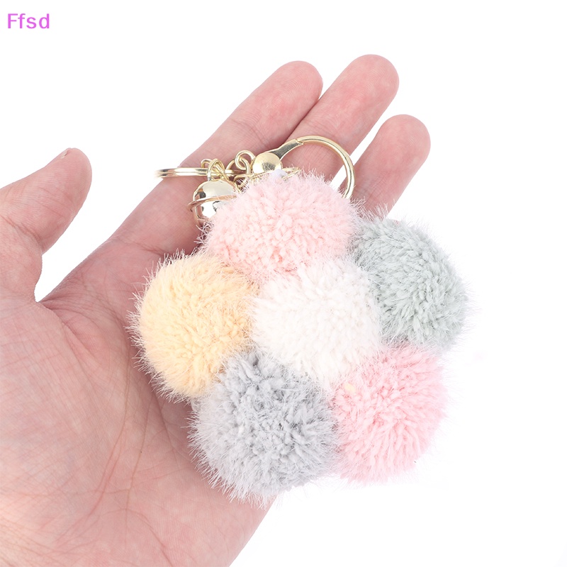 {Ffsd} Móc Chìa Khóa Bông Mềm Mại Đáng Yêu Có Móc Khóa Túi Xách * Bán Chạy