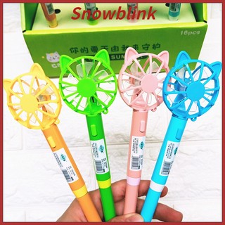 Quạt điện mini cầm tay dạng bút bi xoay dễ thương cho học sinh