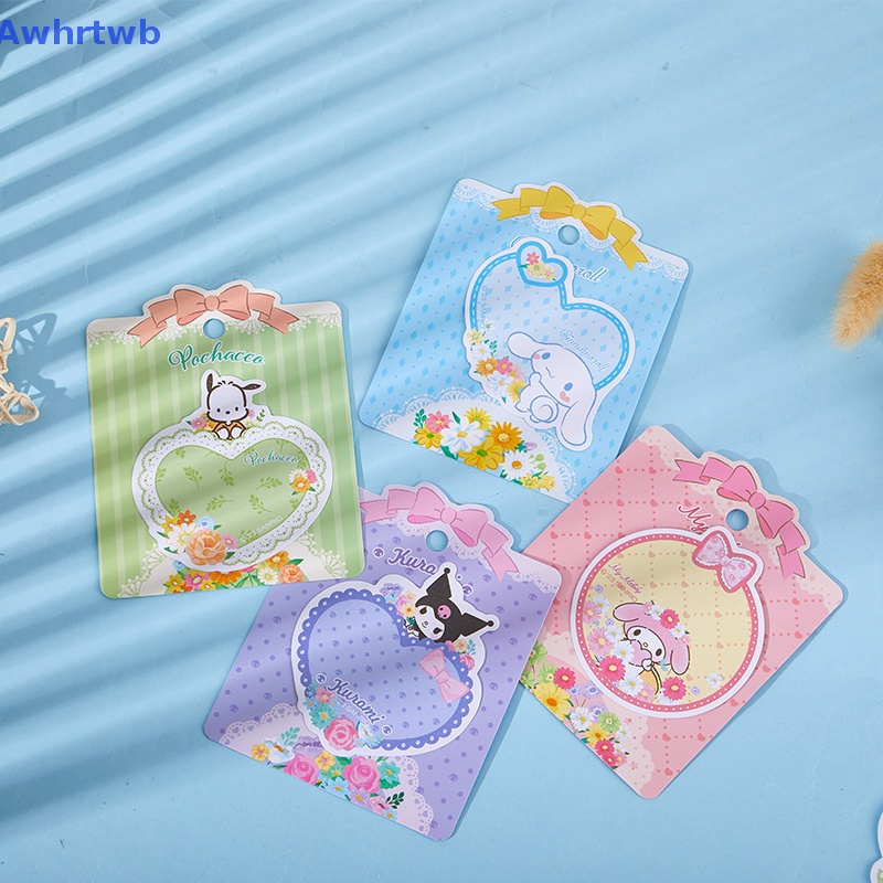 Awhrtwb Giấy Ghi Chú Họa Tiết Hoạt Hình Cún Cinnamon Melody Dễ Thương Cho Học Sinh Mới