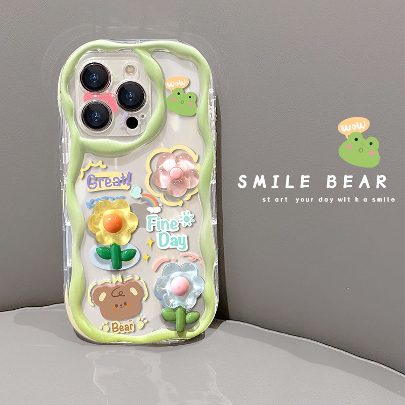Ốp Điện Thoại Họa Tiết Hoa Dễ Thương Dành Cho iPhone 14 Pro Max 11 12 13 Pro Max Xs Xr 7 8 Plus X Se 6 6S Plus