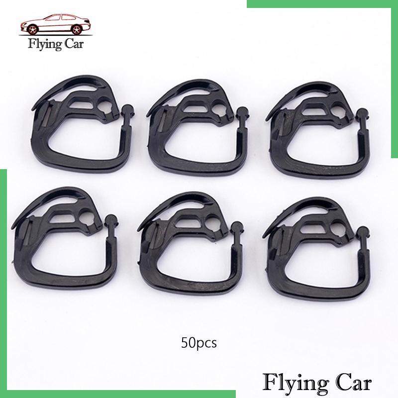 [Lzdjfmy2] Set 50 Kẹp Móc Lưới Tạo Bóng Râm Chuyên Dụng Cho Nhà Kính