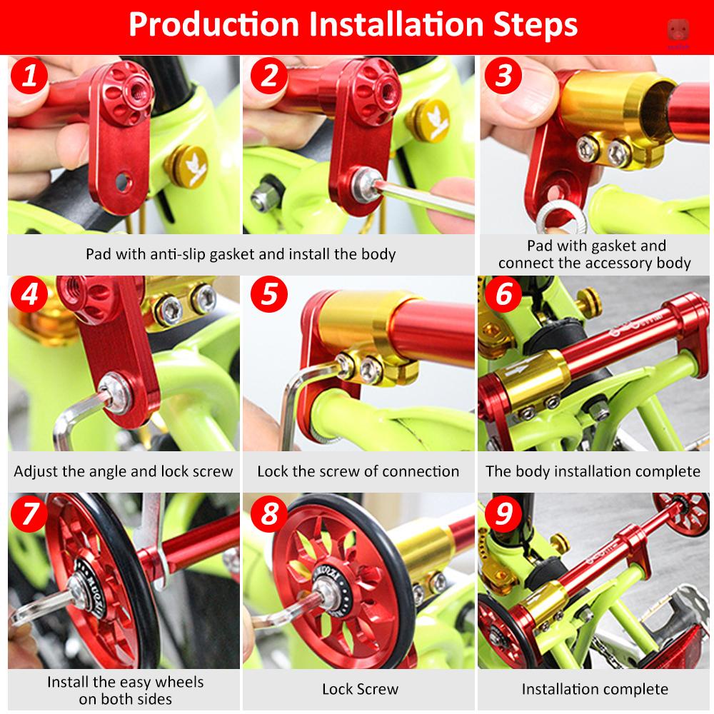 Thanh Nối Dài Bánh Xe Đạp Bằng Hợp Kim Nhôm Chất Lượng Cao