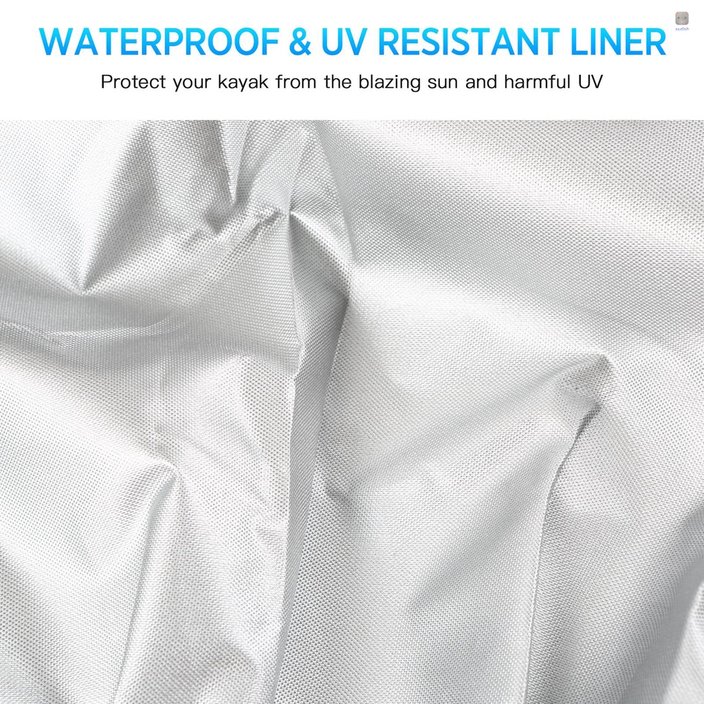 Vỏ Bọc Thuyền Kayak Lixada Chống Bụi Chống Nước Thông Dụng Kèm Túi Đựng