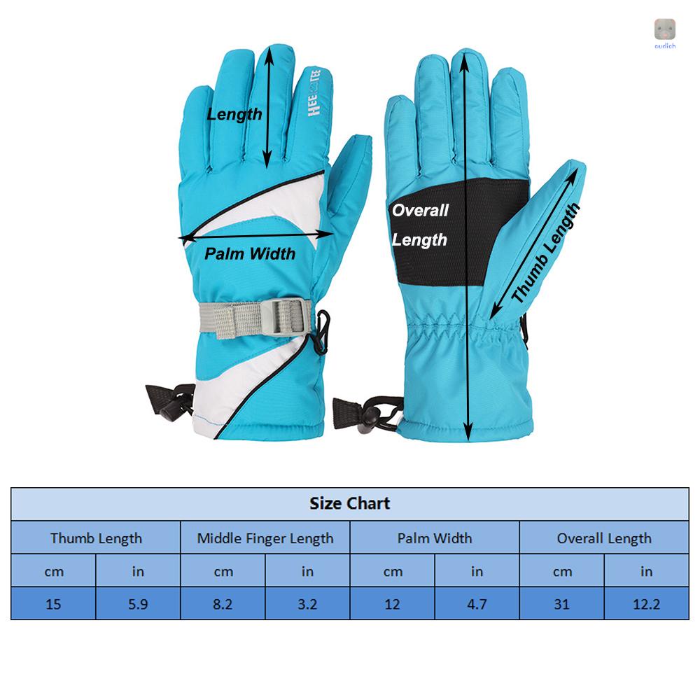 1 Đôi Găng Tay Giữ Ấm Bảo Vệ Toàn Diện Chống Thấm Nước Chống Gió Dùng Khi Lái Xe