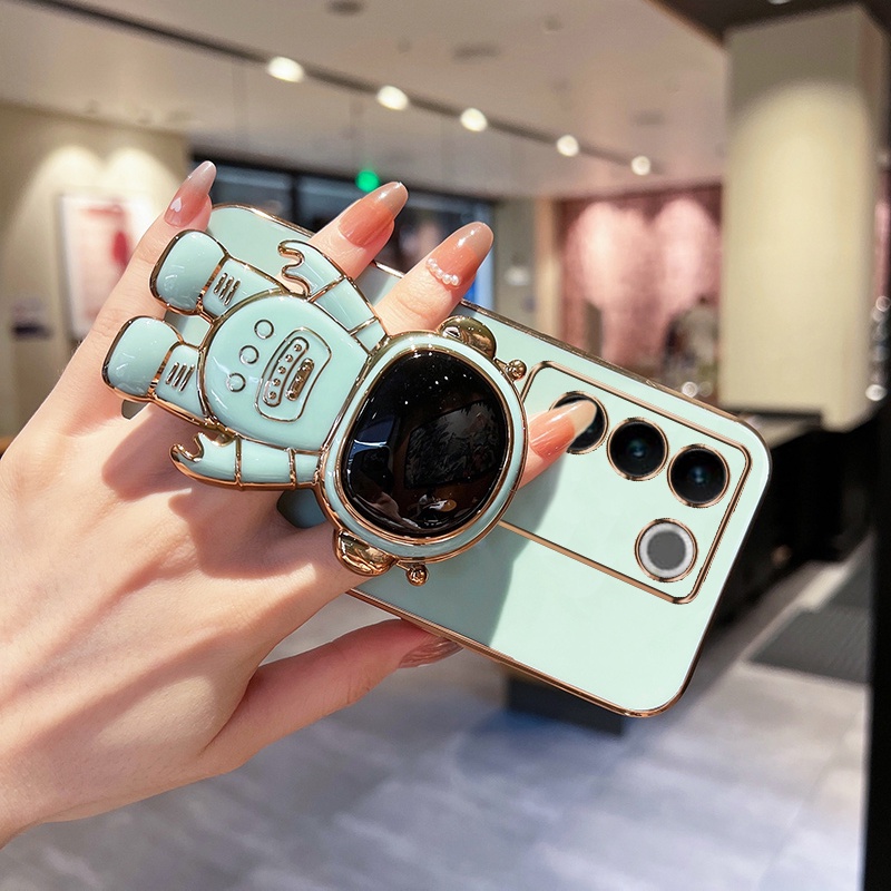 Ốp lưng Vivo V27 5G V27E Ốp Điện Thoại Có Giá Đỡ Hình Phi Hành Gia Cho Vivo V27 / V25 / V25E / V23 5G / V20 SE / V15 / V19 / V19 NEO YHY