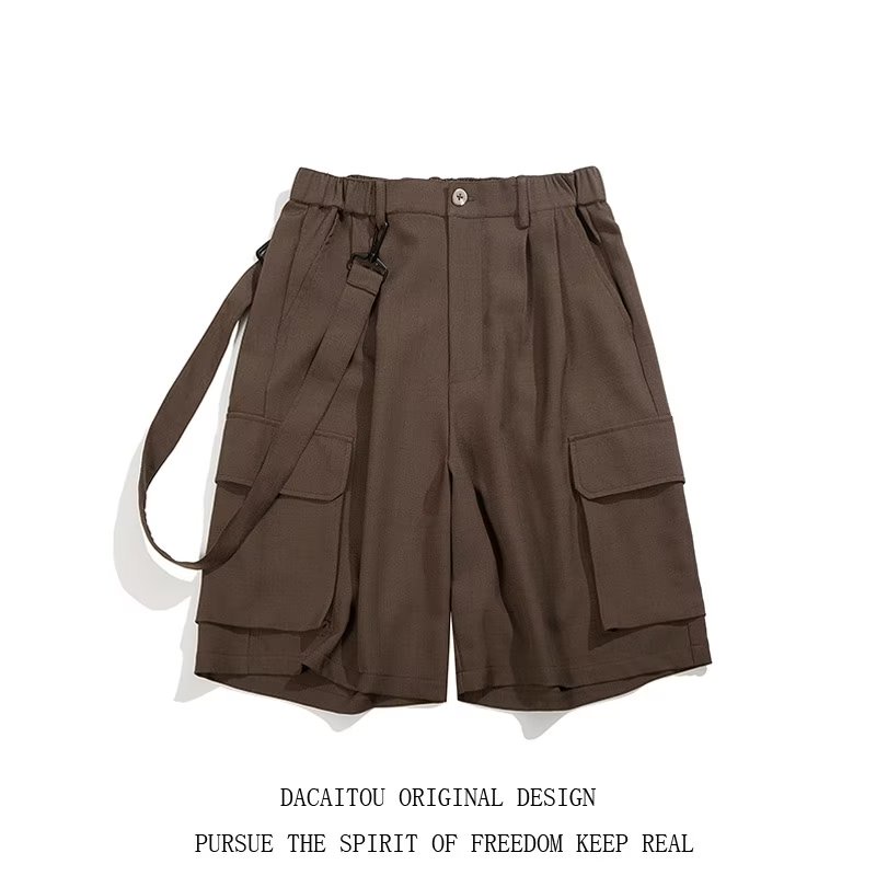 Quần Short Ống Rộng Phong Cách Nhật Bản Năng Động Trẻ Trung Dành Cho Nam