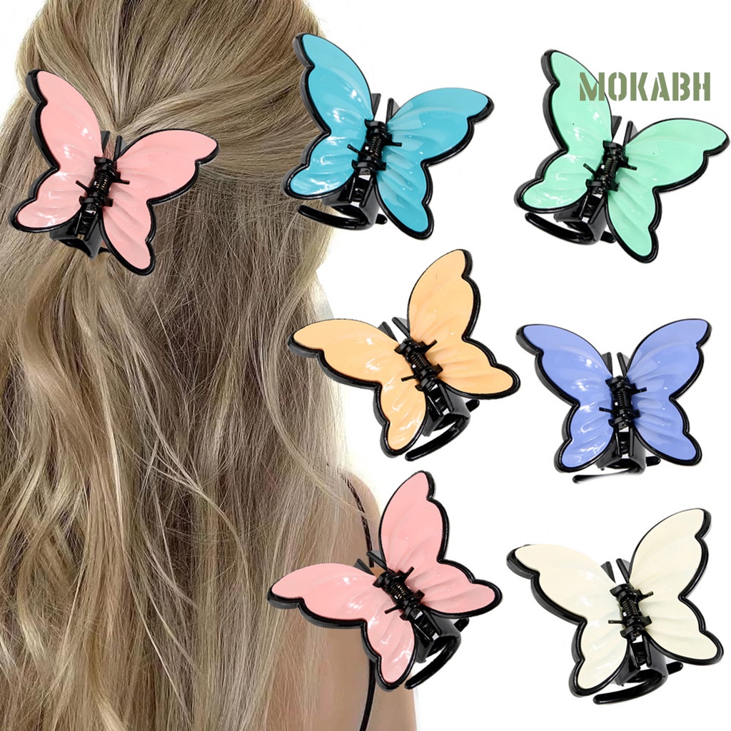 Kẹp Tóc Hình Cá Mập Chống Nứt Màu Sắc Kẹo Ngọt Dành Cho Nữ