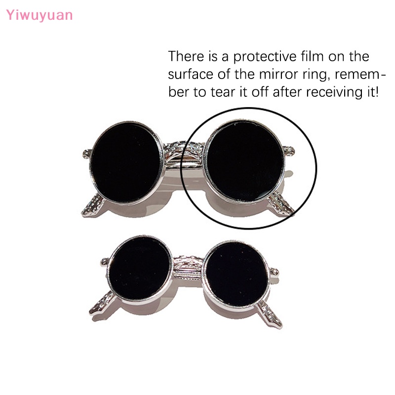 Kẹp Tóc Hình Mắt Kính Bằng Kim Loại Sáng Tạo Cho Nữ