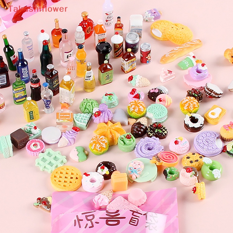 Set 10 Mô Hình Bánh Kem Tỉ Lệ 1: 12 Trang Trí Nhà Búp Bê