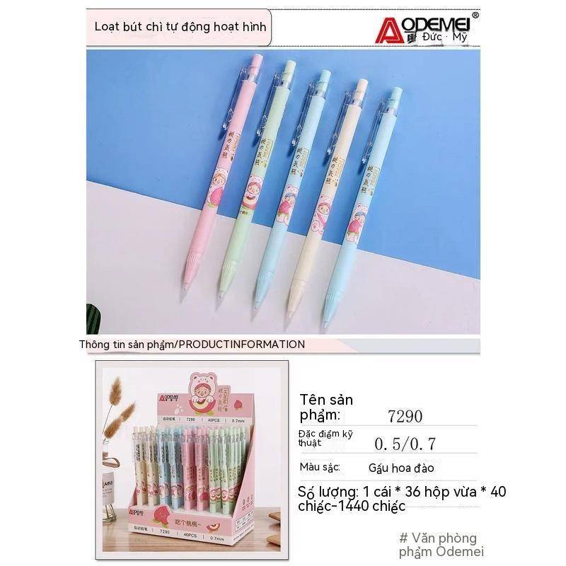 Bút Chì Bấm 0.5 / 0.7mm In Họa Tiết Hoạt Hình Anime
