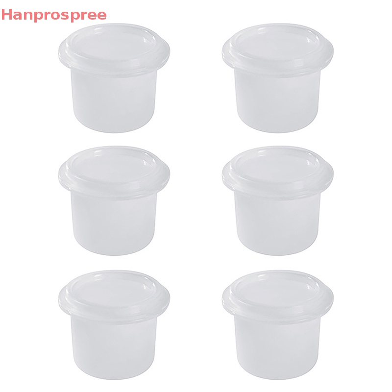 Hanprospree > Hộp Làm Đá Viên Dạng Nhấn Hình Tròn Có Nắp Đế Mềm Nhỏ Nhắn