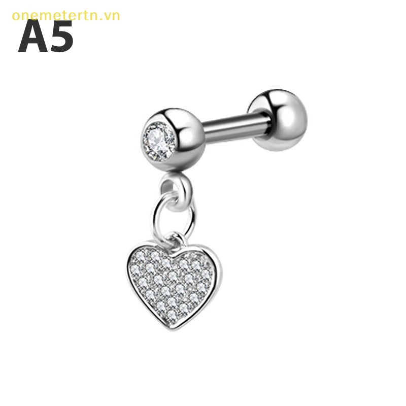 1 Khuyên RốN HìNh Tim ĐíNh Đá Xinh XắN