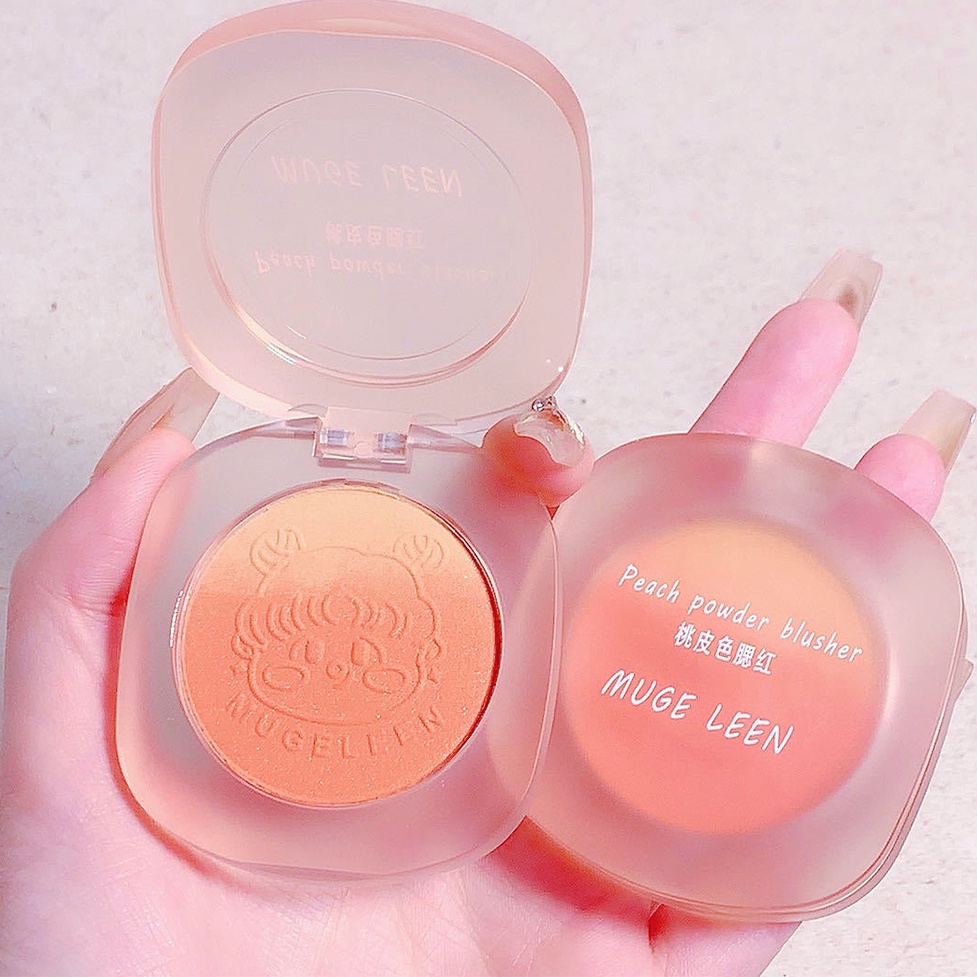 Bảng Phấn Mắt MUGE LEEN 3 Màu Lì / Ánh Ngọc Trai Lâu Trôi Chống Thấm Nước Làm Sáng Da