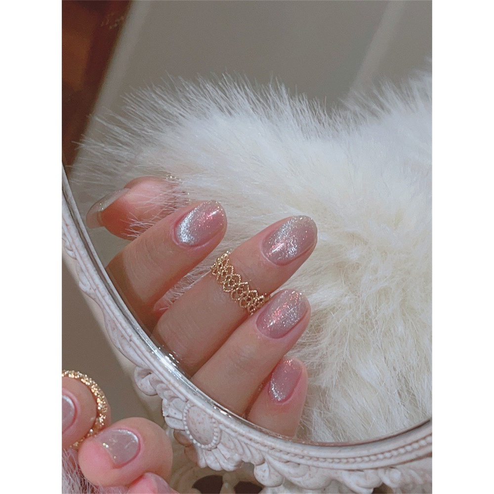 Gel sơn móng EELHOE mắt mèo trong suốt màu cầu vồng