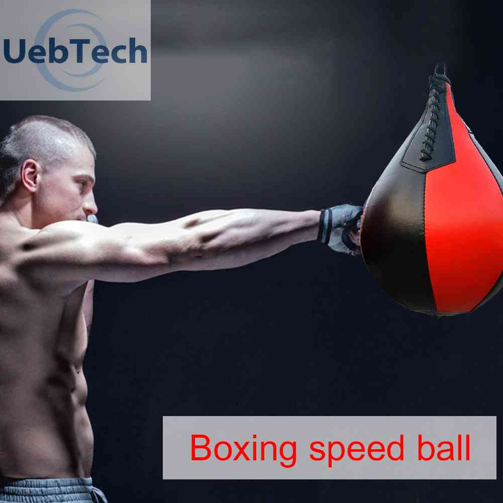 Pu Bóng Tập Đấm Bốc Bơm Hơi Kèm Túi Đựng Hình Quả Lê