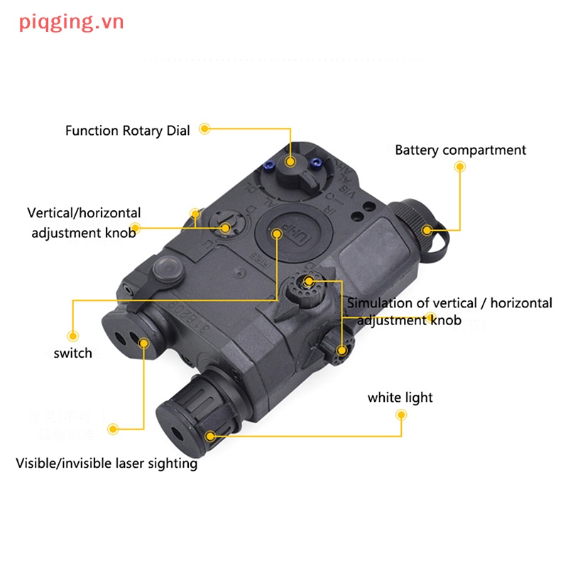 Vũ Khí Đồ Chơi PEQ-15 Màu Xanh Lá Cây Phát Sáng Độc Đáo
