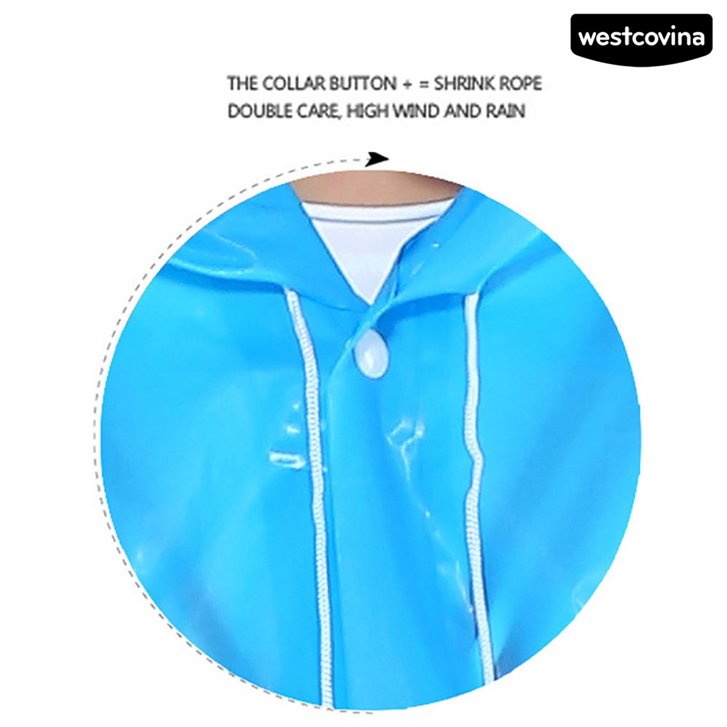 [COD]☁Áo Mưa Nhiều Màu Sắc Chống Gió Nhanh Khô Tiện Lợi Dành Cho Trẻ Em