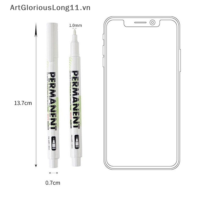 Set 3 Bút Mực Trắng Vẽ Phác Thảo Nghệ Thuật