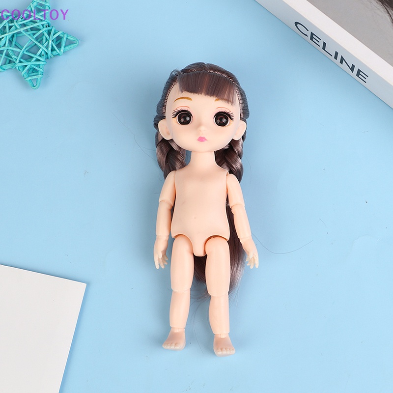 1 Mô Hình Cô Gái Tóc Xoăn 3D Cỡ Nhỏ Dễ Thương 1 / 12 17cm DIY