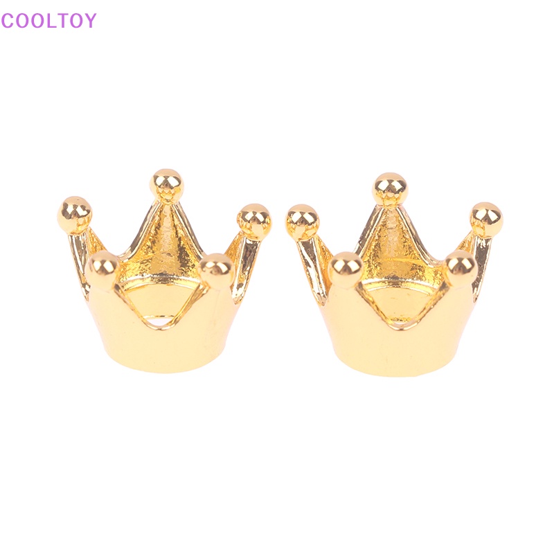 Set 5 Vương Miện Kim Loại Mini Trang Trí Nhà Búp Bê