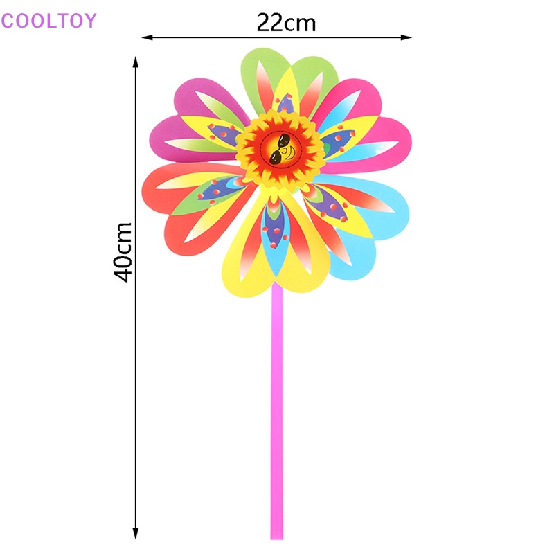 Cooltoy Set 2 Cối Xay Gió Bằng Nhựa Một Lớp Nhiều Màu Sắc Hình Hoa Bướm Trang Trí Sân Vườn Bán Chạy Cho Trẻ Em