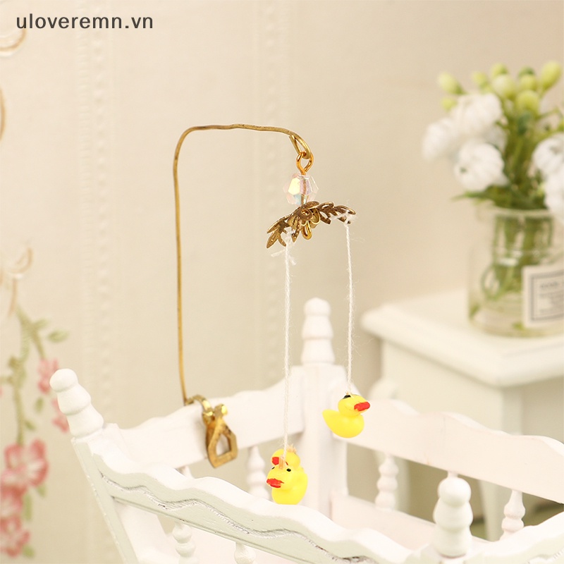 Đồ trang trí Chú Vịt Nằm Ngủ Mini Tỷ Lệ 1: 12 Trang Trí Nhà Búp Bê