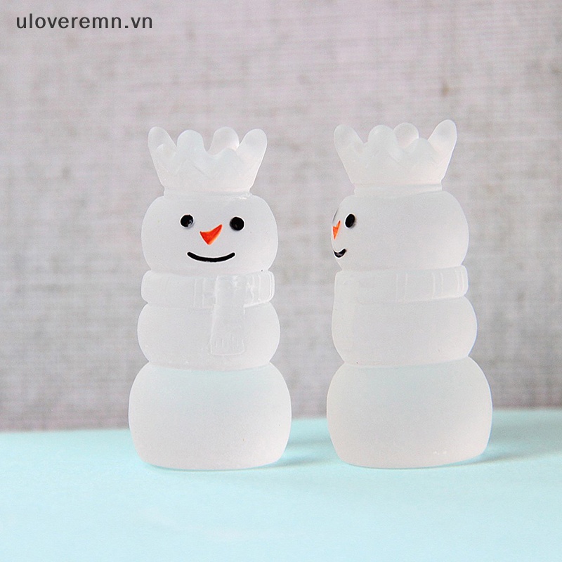 Bộ 5 Kẹp Tóc Nhựa Hình Người Tuyết Phát Quang Độc Đáo