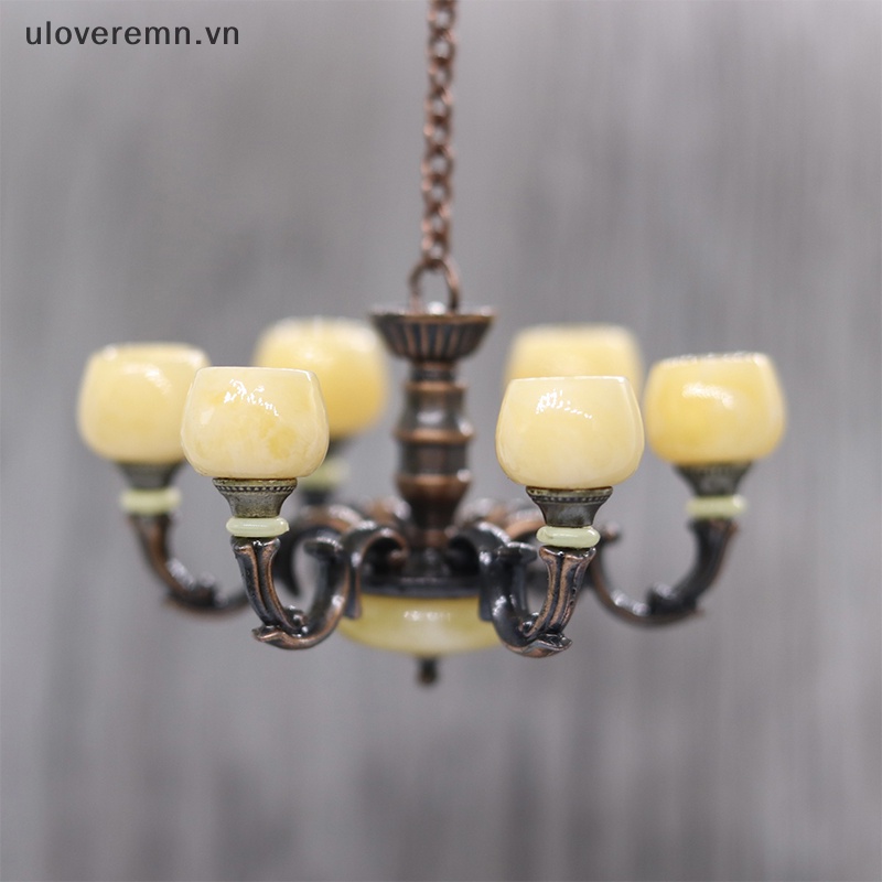 1 Mô Hình Đèn Trang Trí Nhà Búp Bê Phong Cách Vintage