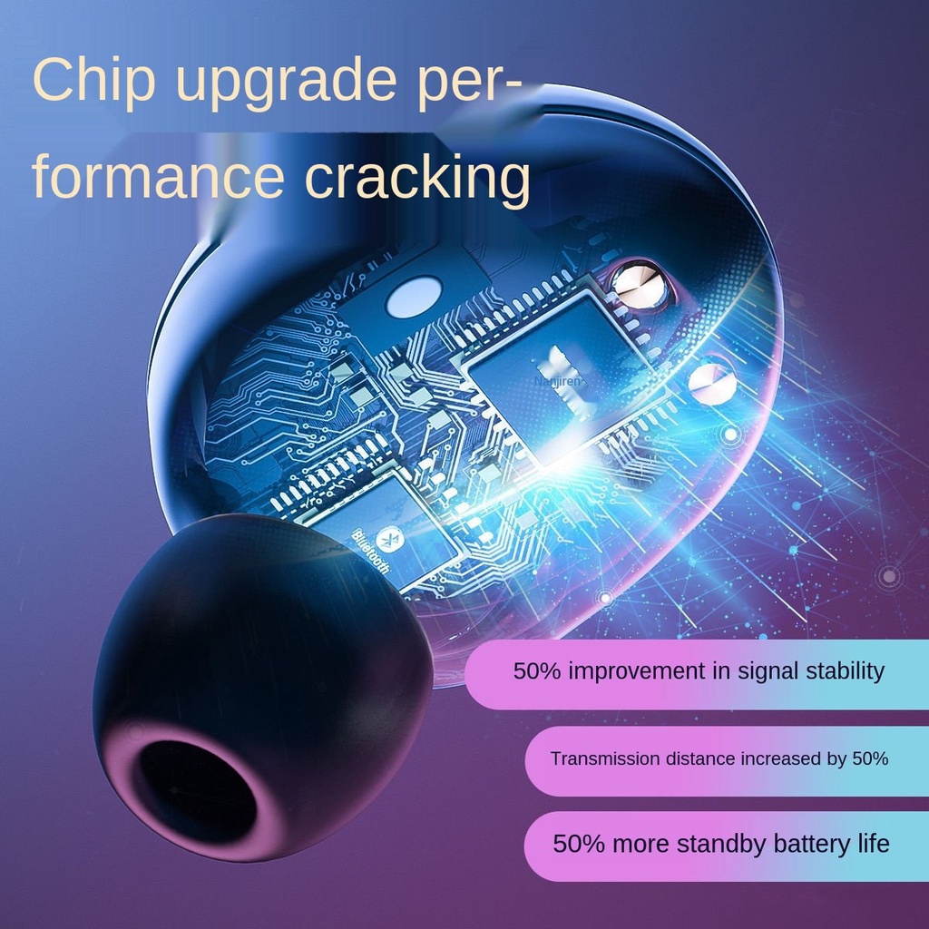 Tai Nghe Bluetooth 5.0 Không Dây Y50 tws Chống Thấm Nước ipx7 UNX9