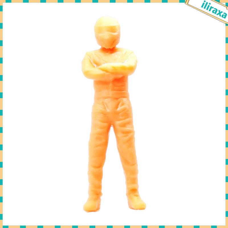 Đồ trang trí Tàu Lửa Nhỏ Chưa Sơn Bằng Nhựa Resin Để Bàn Trang Trí Tiểu Cảnh DIY 1: 64